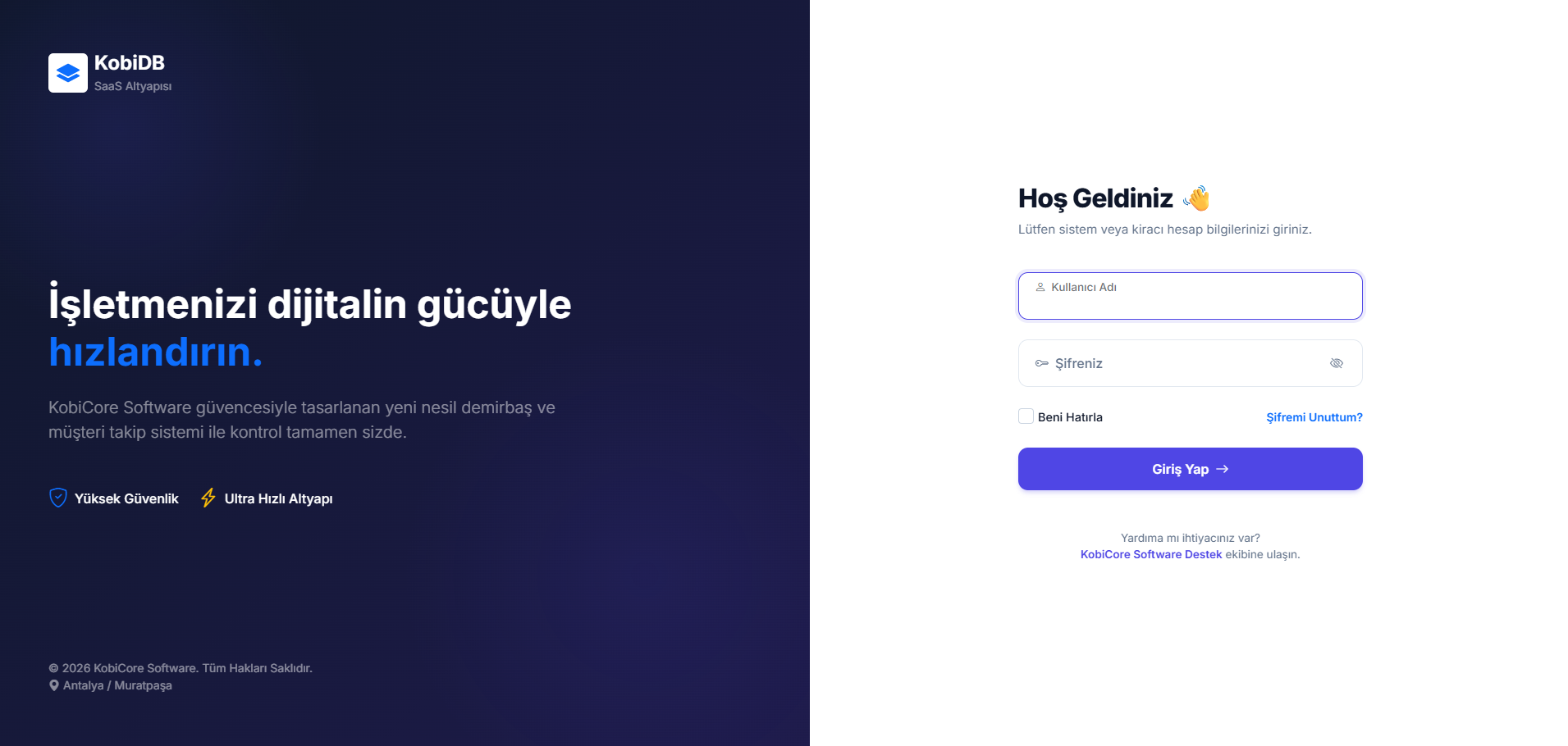 KOBIdb (Demirbaş Yönetimi)