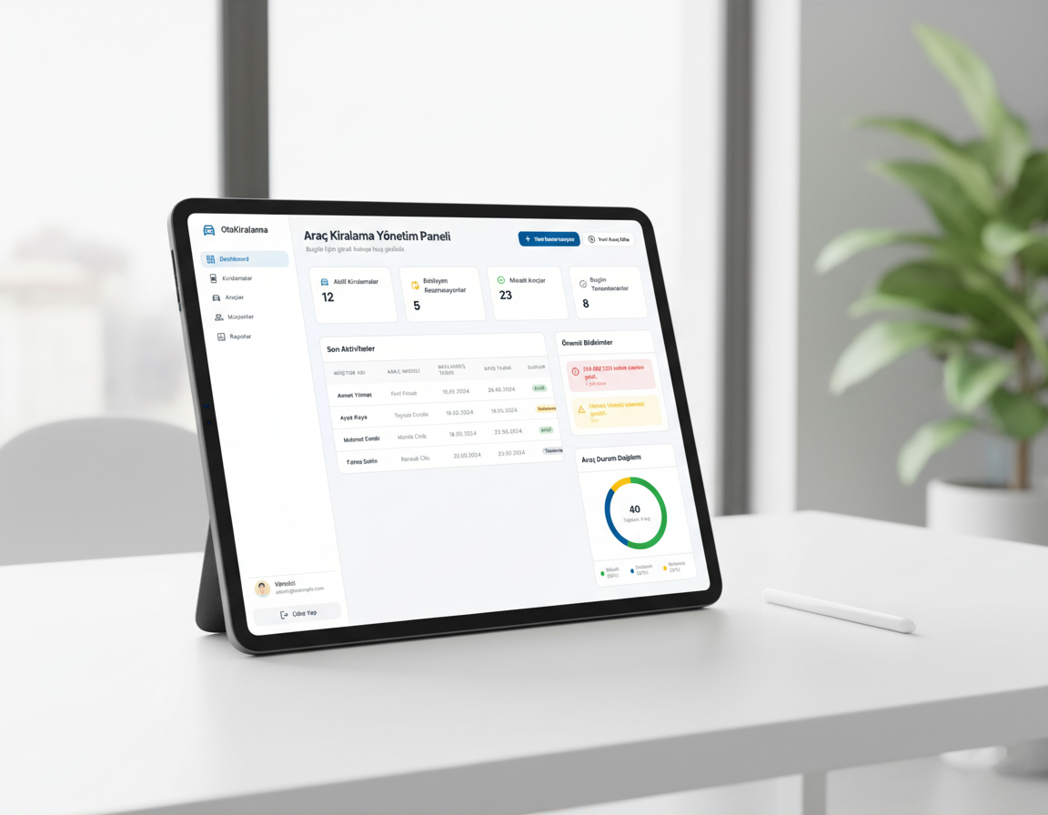 Rent a Car Web Uygulaması KobiRent