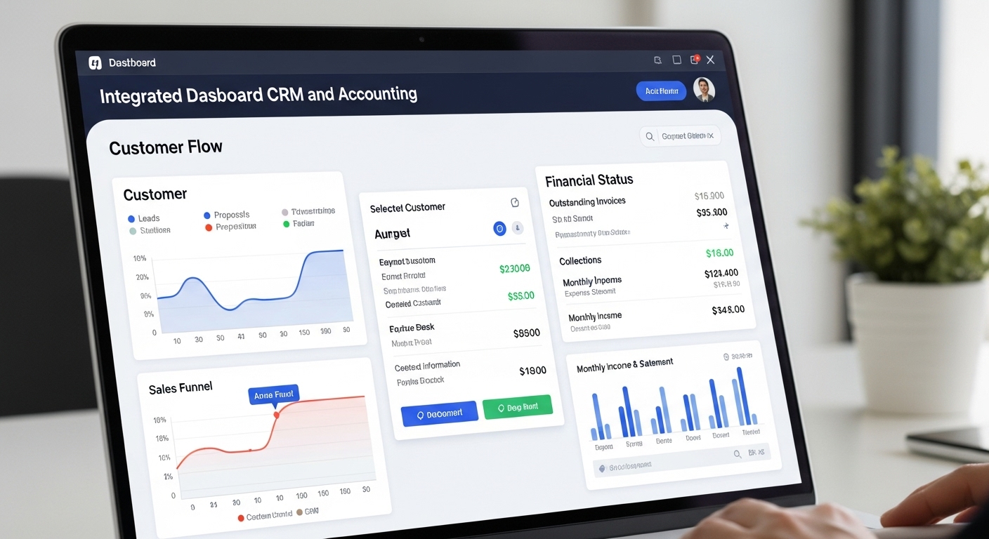 Entegre CRM ve Ön Muhasebe Yazılımı
